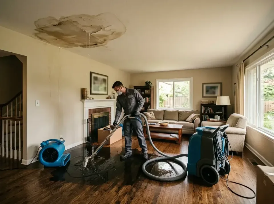 attic-pipe-burst-ceiling-drip-008 — frequently asked questions, Water Damage Restoration & Carpet Care in Fort Payne, AL